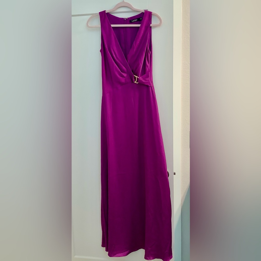 ❤️❤️❤️RALPH LAUREN LONG DRESS,! REALLY NICE👌🌺👗